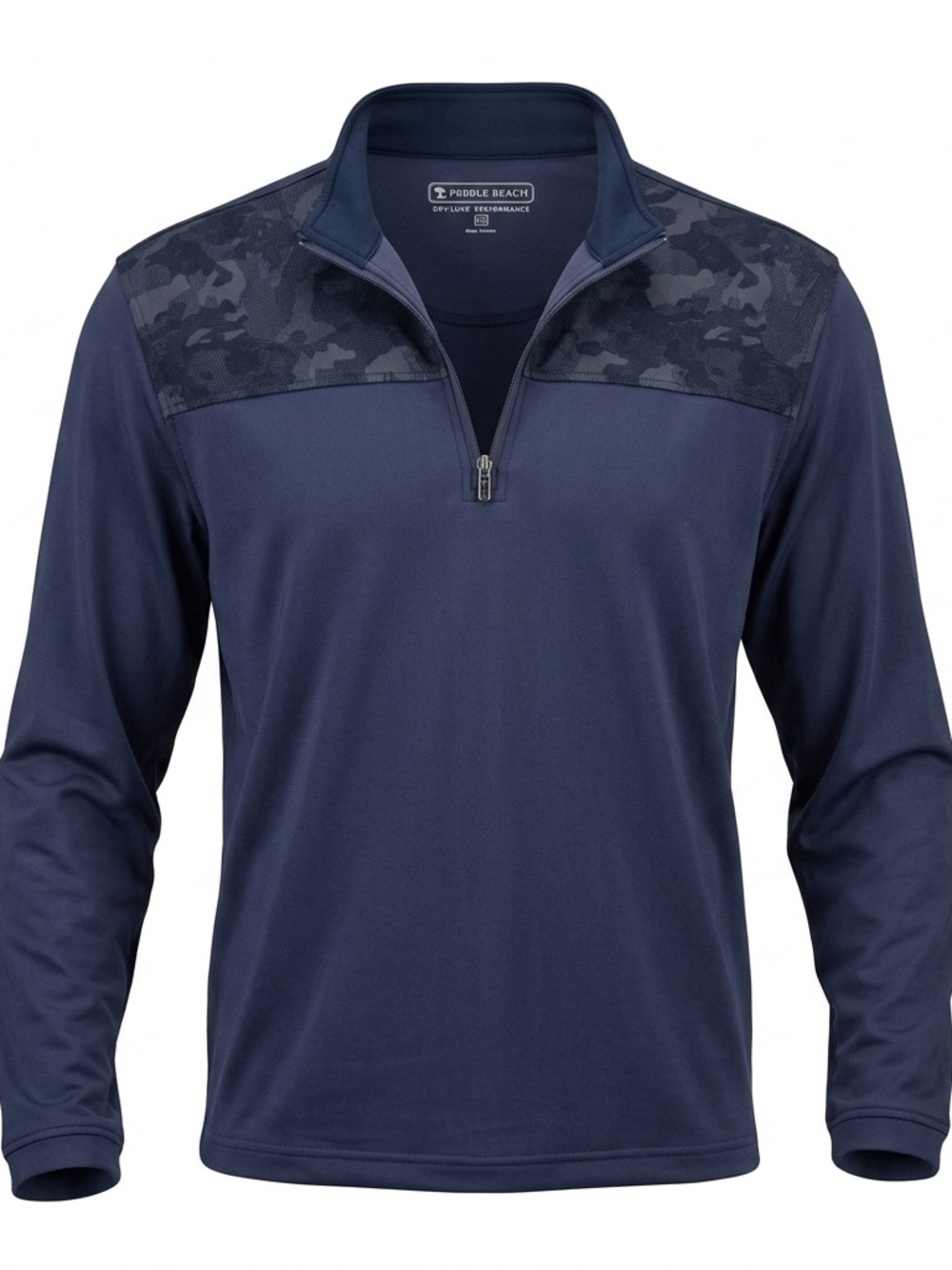 Pebble Beach Dry-Luxe 1/4 Zip Pullover XL Navy Performance Golf